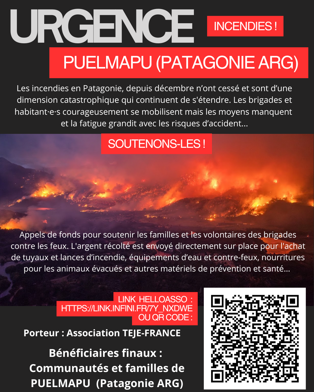 Collecte incendies 2026 Puelmapu